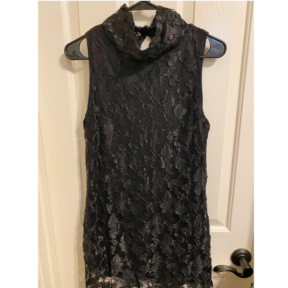 Black Floral Dress Size Medium